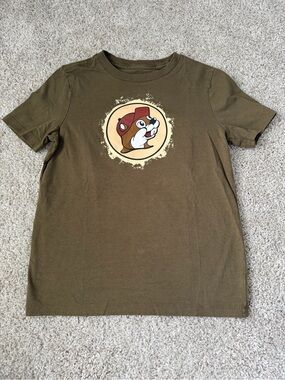 Kids Olive Green BUC-EES Short-Sleeve Tee